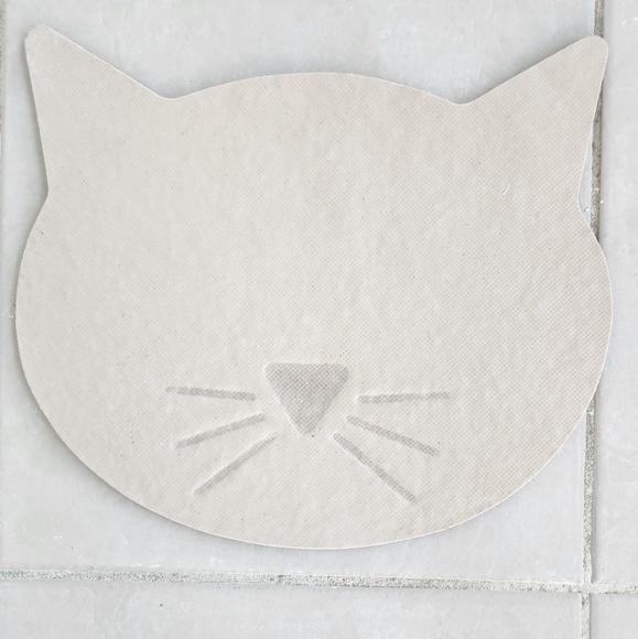 PVC Cat Shape Feeding Mat - Picture 2 of 5